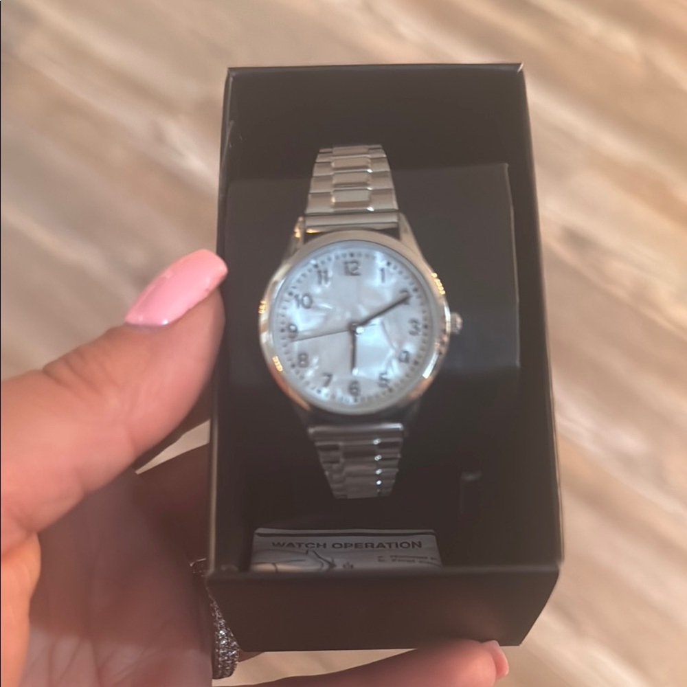 Silver Analog Watch